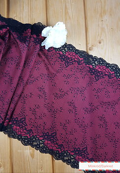 30 cm wide Stretch Lace