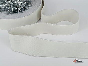 50 mm bred resår - Off white