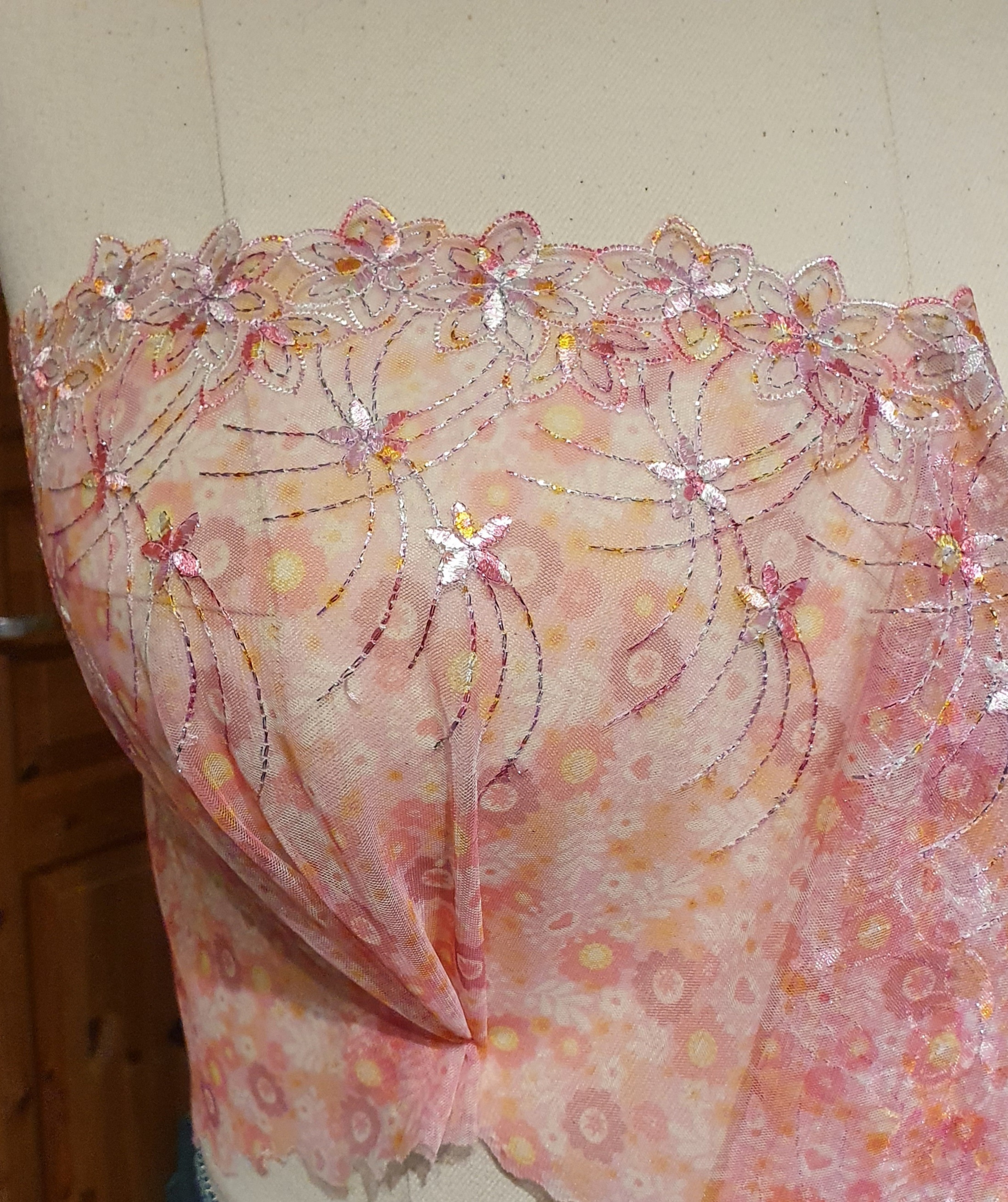 Flower Power in pink - non-stretch