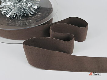 50 mm bred resår - Taupe