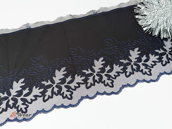 Cool navy blue lace