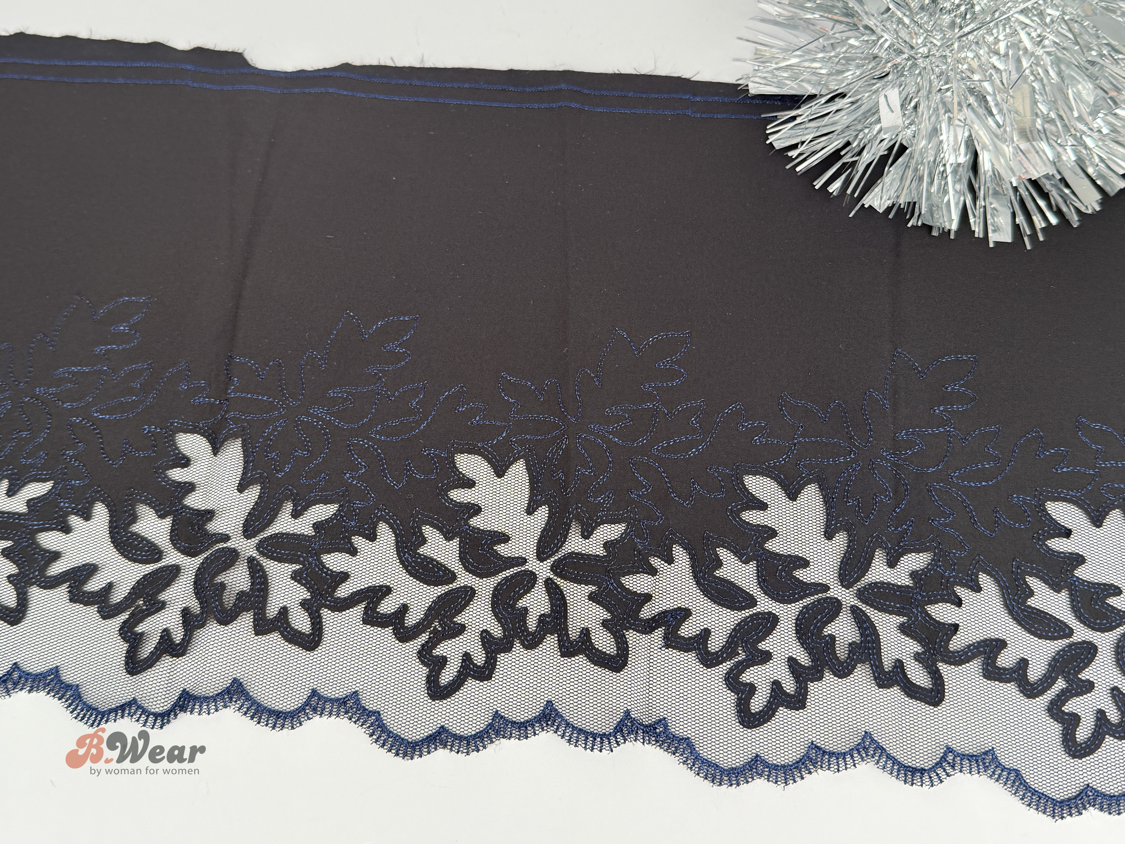 Cool navy blue lace - 2
