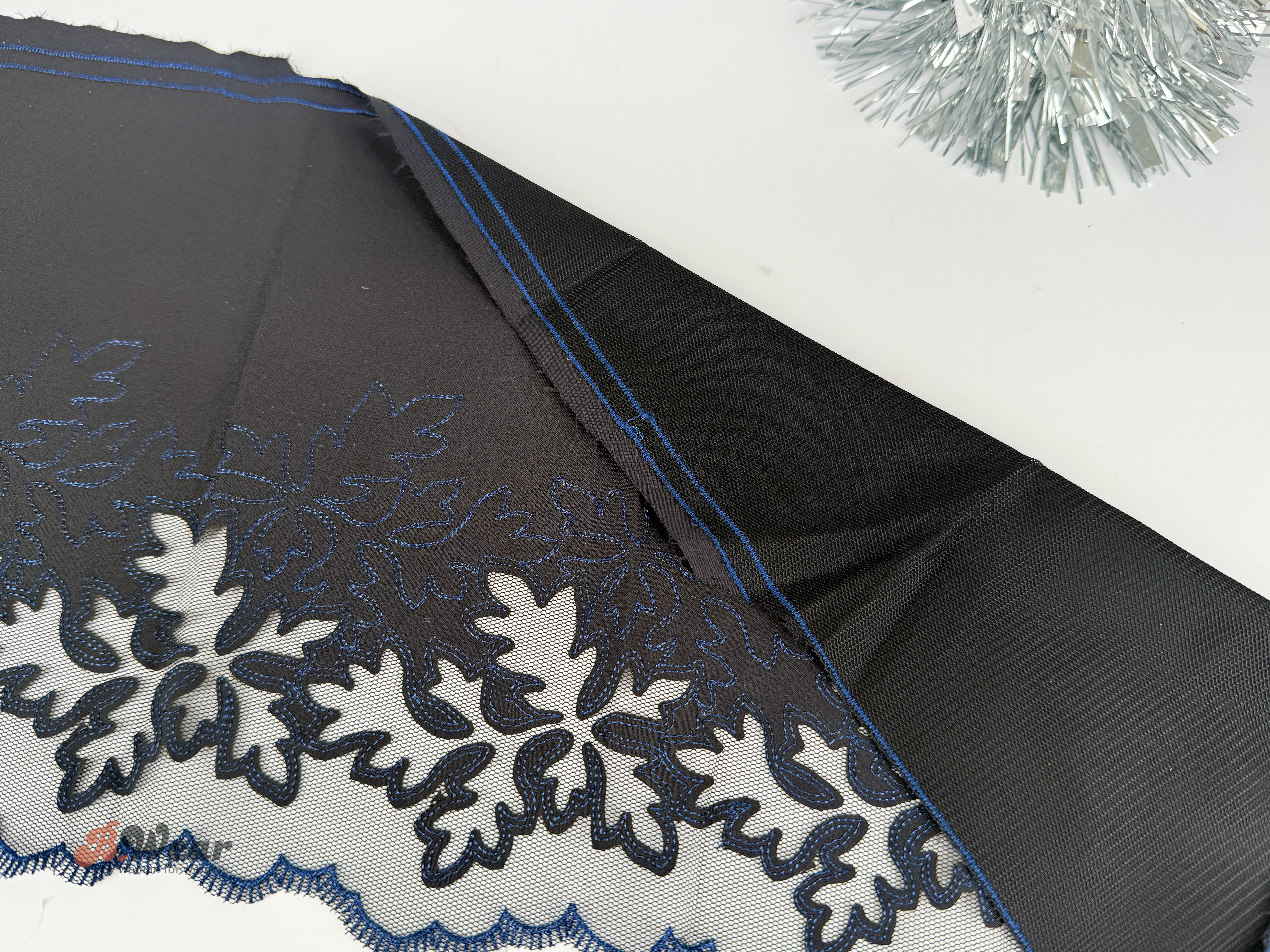 Cool navy blue lace - 3