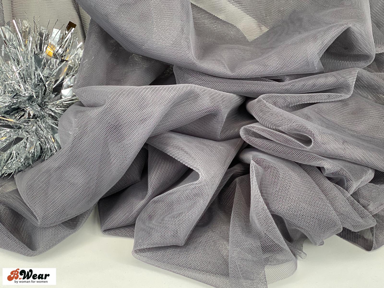 Soft bra tulle - Grey