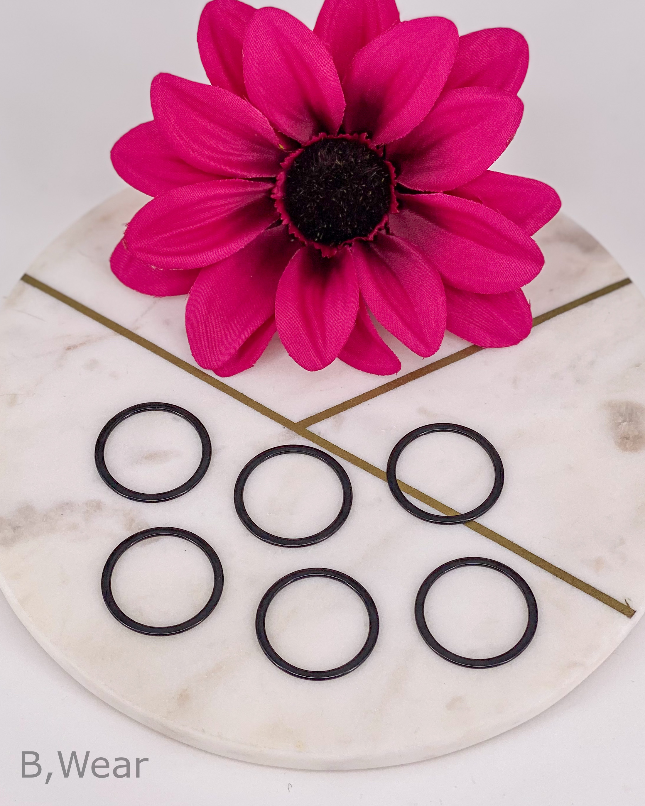 Ring 25 mm - Svart