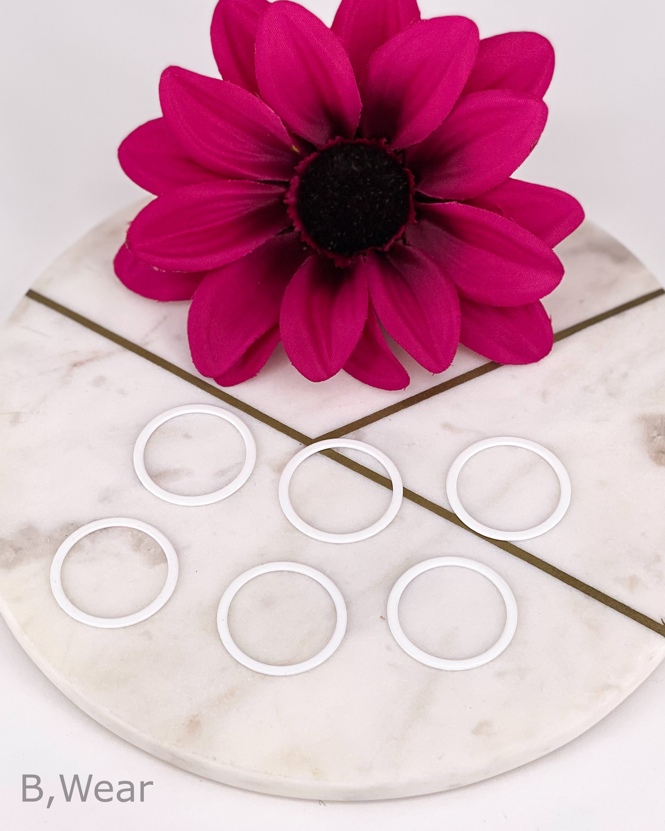 Ring 25 mm - White
