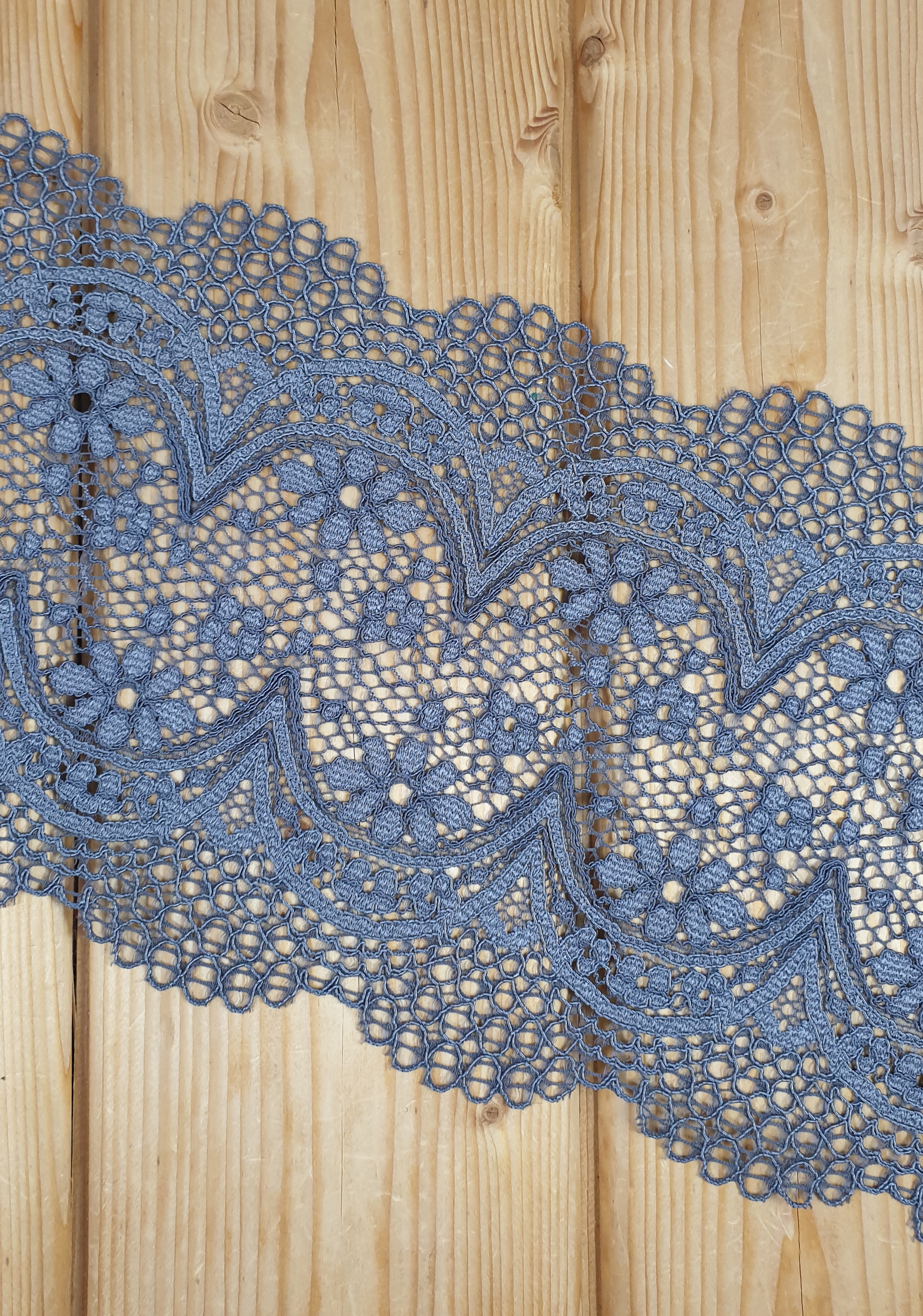 Stretch lace in lovely grey colour  - 2