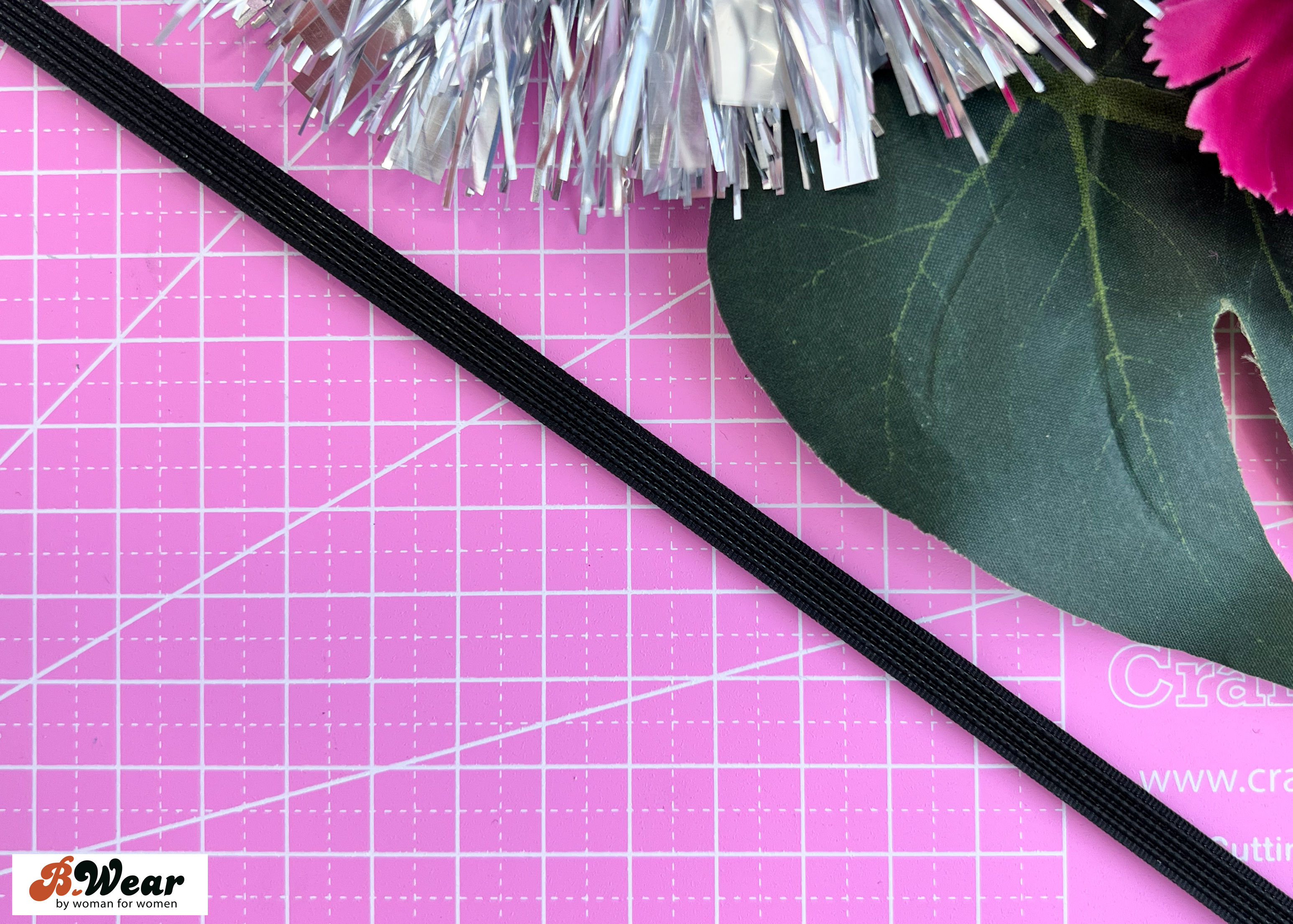 Rigilene Black 6 mm - Low density