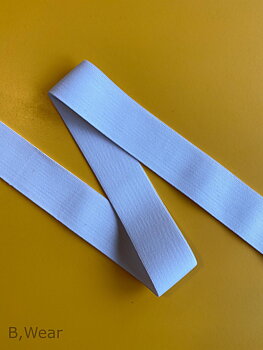 40 mm wide White