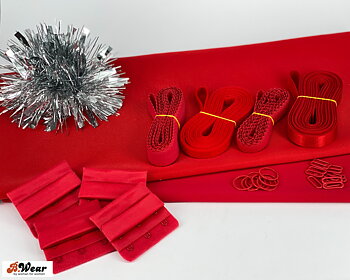 Start kit Red - Bra making without pattern