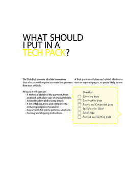 How to write a bra and breif tech pack by Laurie van Jonsson