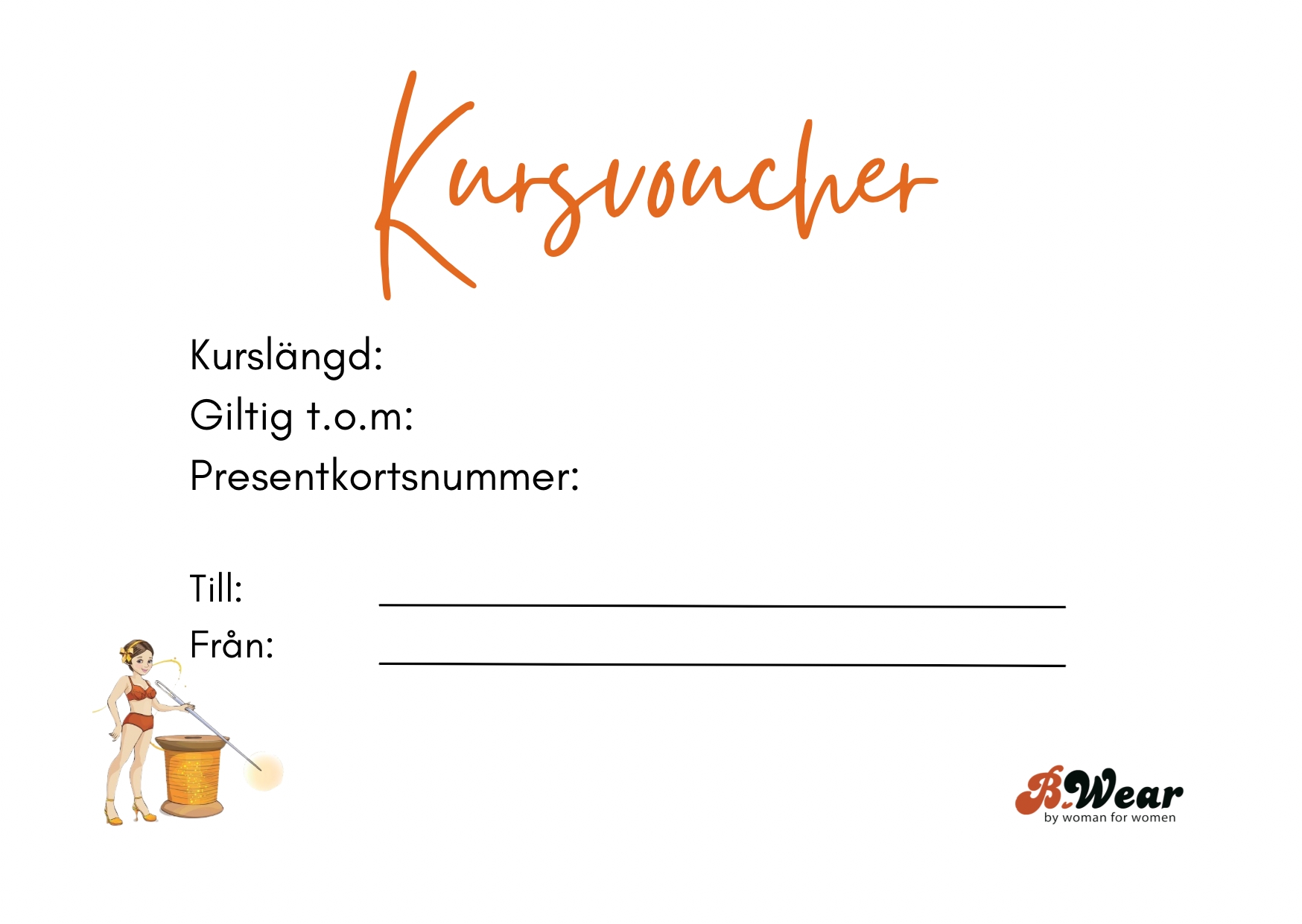 Presentkort 1-dagars kurs