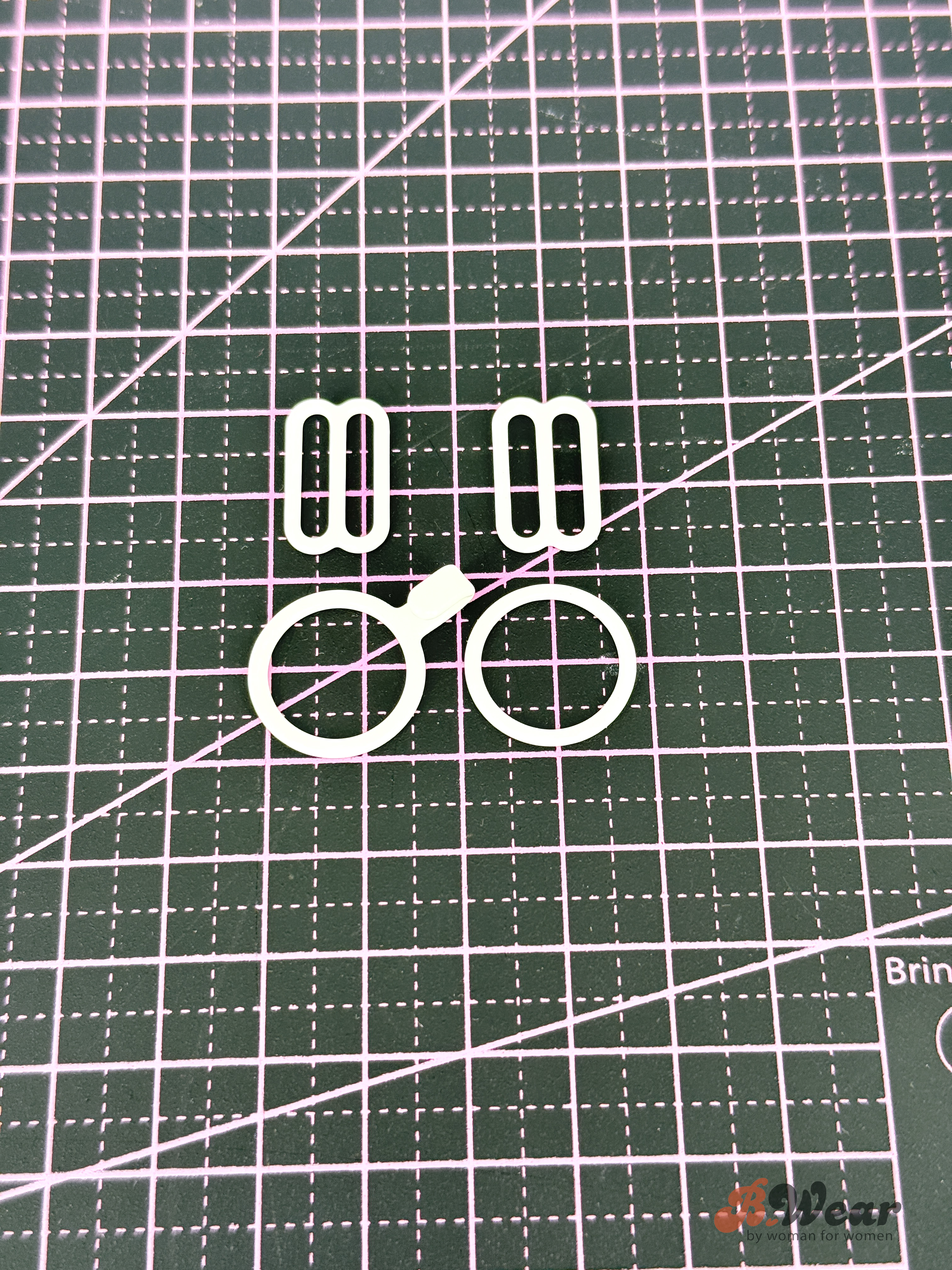 Bra strap help set 15 mm