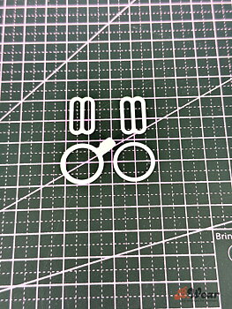 Bra strap help set 15 mm