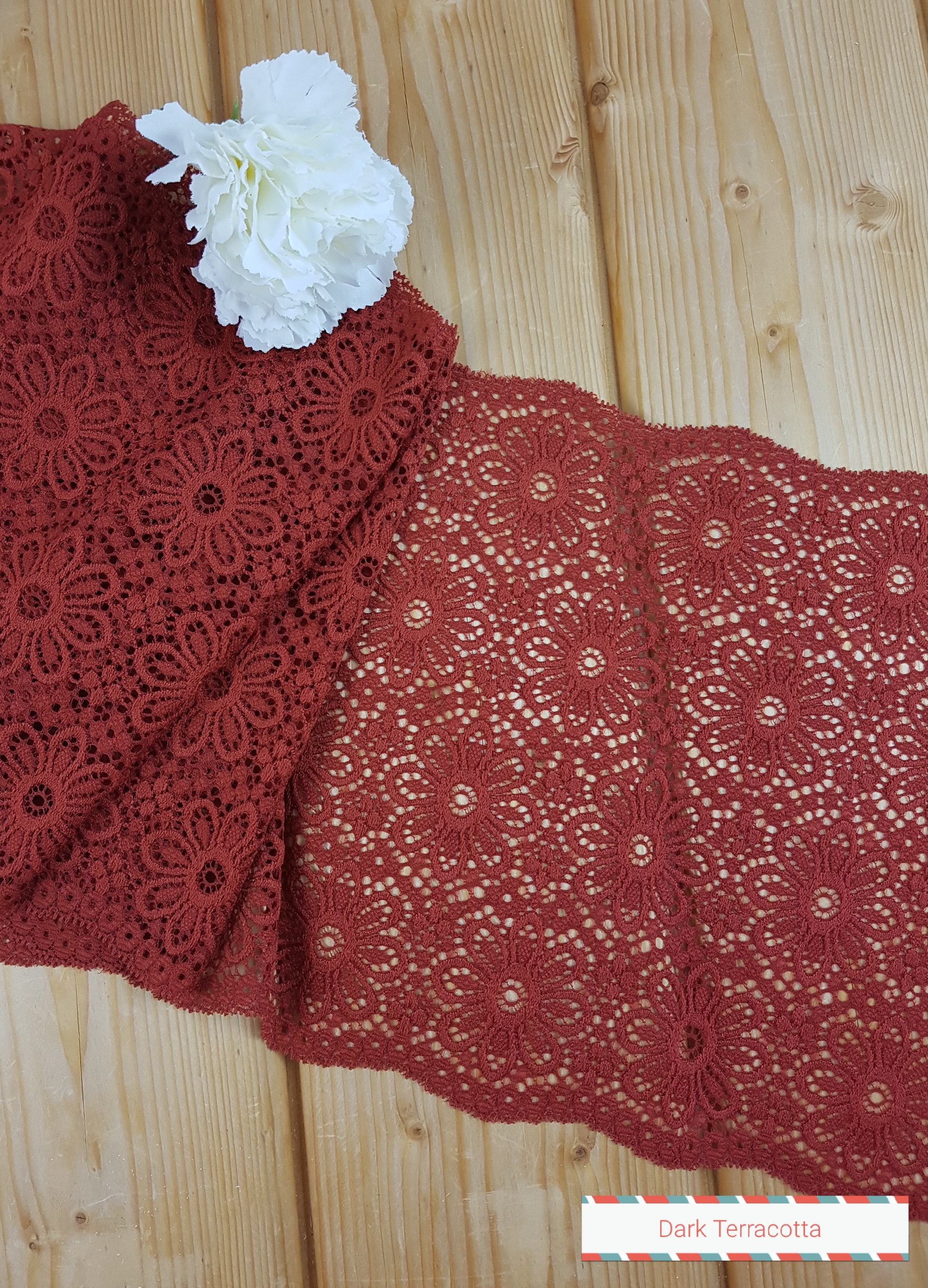 Soft stretch lace