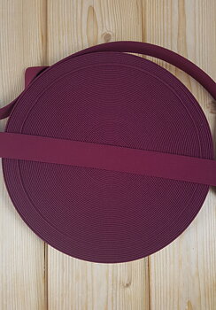 25 mm wide single coloured elastic 