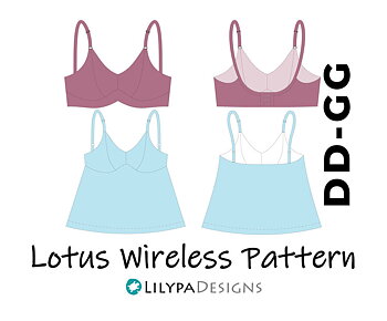 Lotus Wireless Bra & Cami Pattern