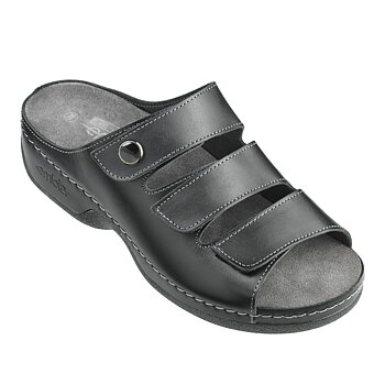 Damsandal Svart - ergoflex