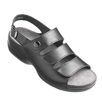 Damsandal Svart  - ergoflex
