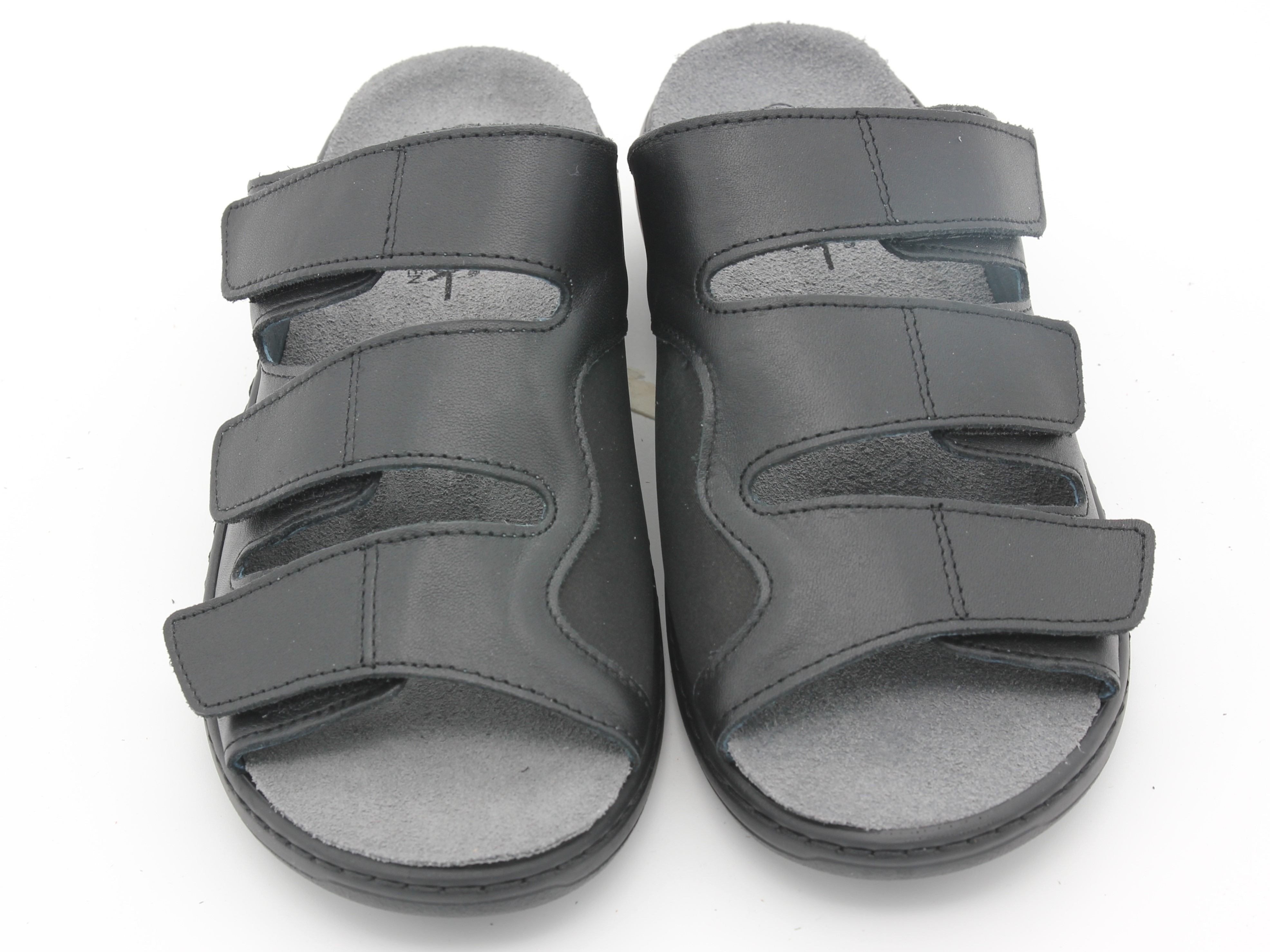 Damsandal Svart med elastisk insida - ergoflex - 3