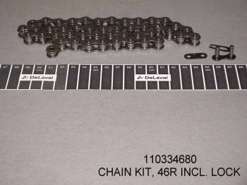 Rullkedja 1/2"X3/16" 46 R Inkl Lås