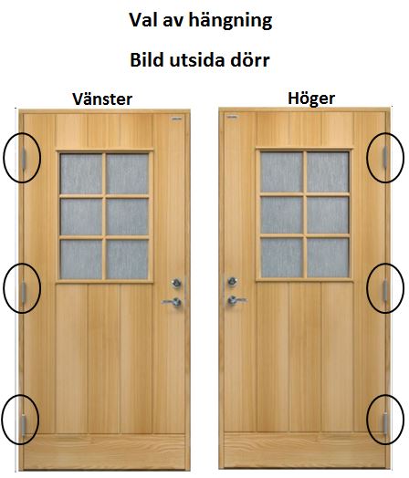 Anna furu Diplomat ytterdörr - 2