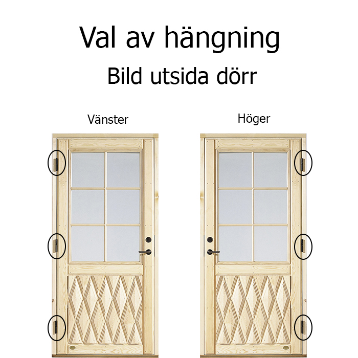 Leksand FD Leksandsdörren ytterdörr - 3
