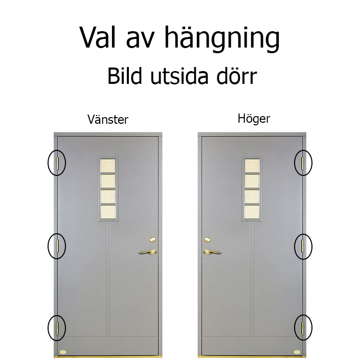 Noret Leksandsdörren ytterdörr - 3