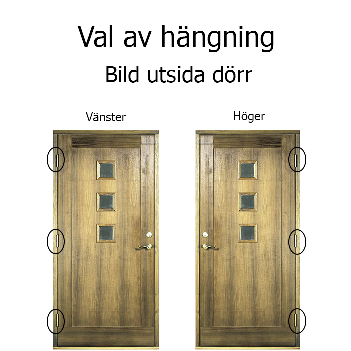 Grytnäs Teak Leksandsdörren ytterdörr - 3