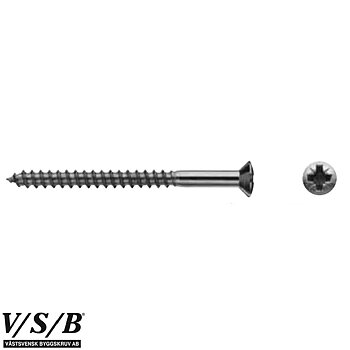 KRYSSTRÄSKRUV TKFX 3,0x30 MÄSSING 18st/frp