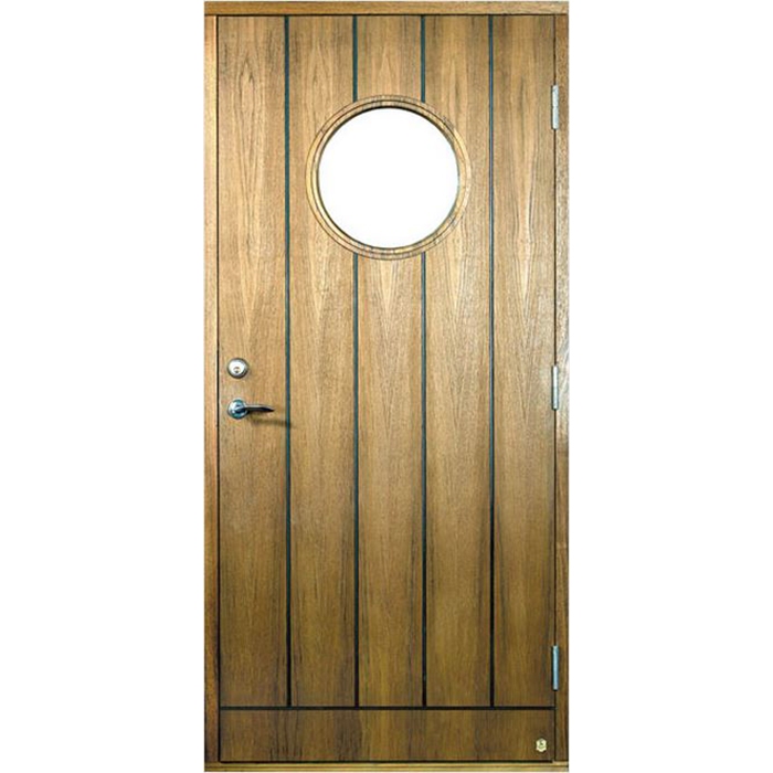 Tunsta Teak runt glas Leksandsdörren ytterdörr - 2