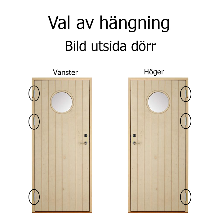 Förrådsdörr runt glas - 3