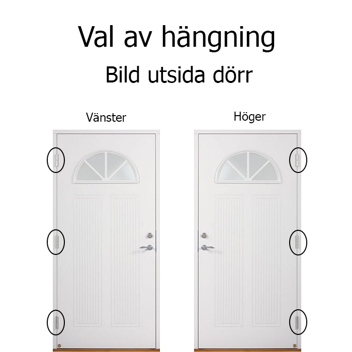 Hedby Leksandsdörren ytterdörr - 3