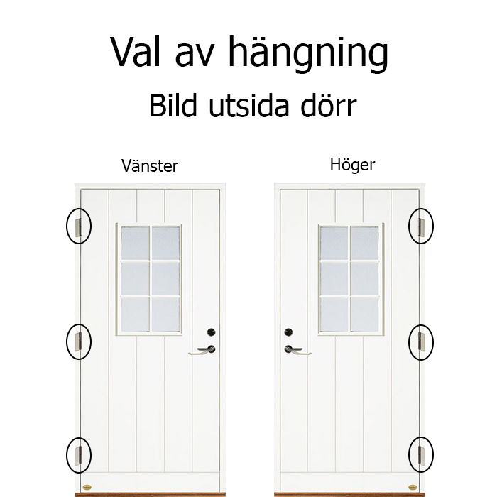 Insjön Leksandsdörren ytterdörr - 3
