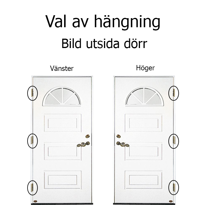 Mälarvik Leksandsdörren ytterdörr - 2