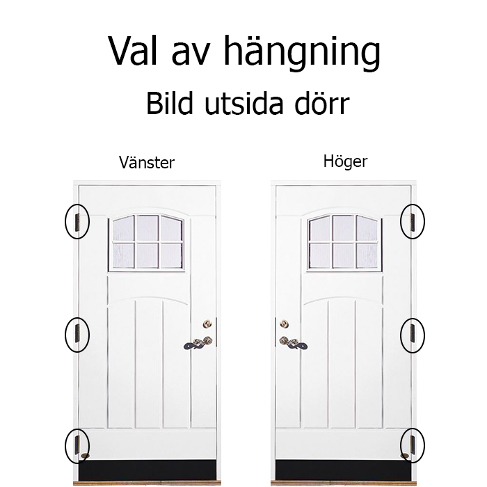 Åkerö Leksandsdörren ytterdörr - 3