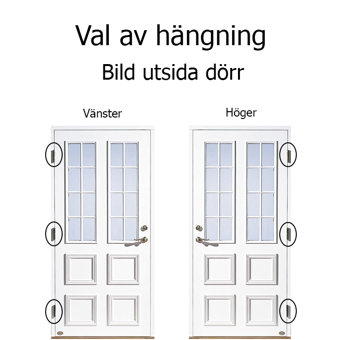 Glasmästeri Leksandsdörren ytterdörr - 3