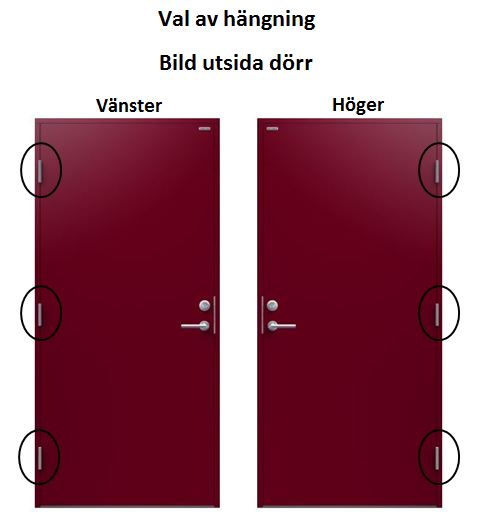 Rosa tät Diplomat ytterdörr - 6