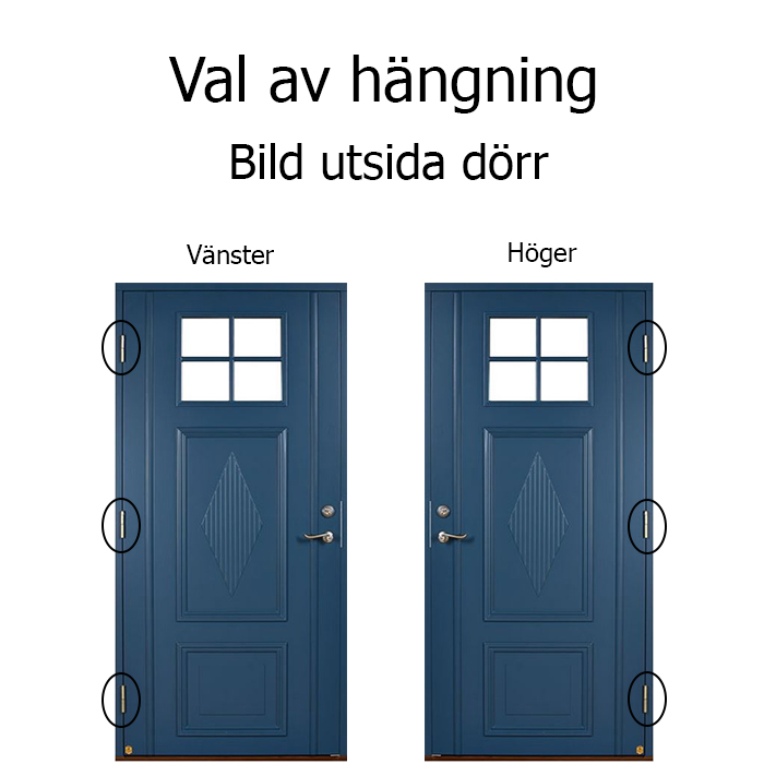 Lisselby Leksandsdörren ytterdörr - 3
