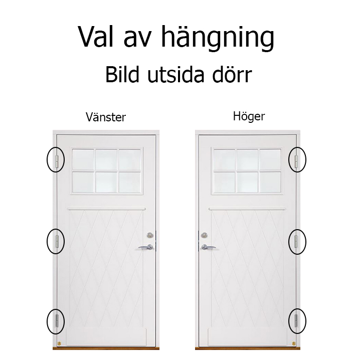 Smedby Leksandsdörren ytterdörr - 3