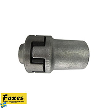 Faxes Axelkoppling med gummibussning för 28 mm axel