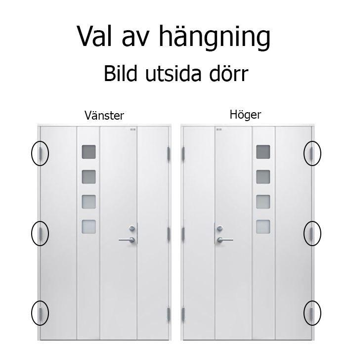 Sandra halv Diplomat parytterdörr - 8