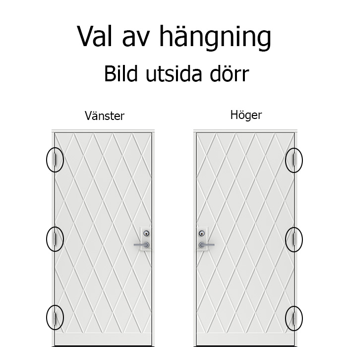 Vega tät Diplomat ytterdörr - 2