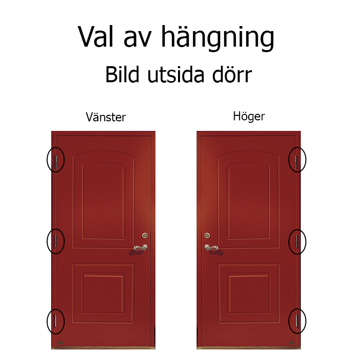 Västanvik tät Leksandsdörren ytterdörr - 3