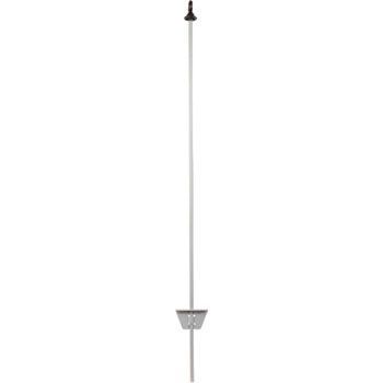 Fjäderstålstolpe 105 cm, grå