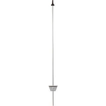 Fjäderstålstolpe 105 cm, grå