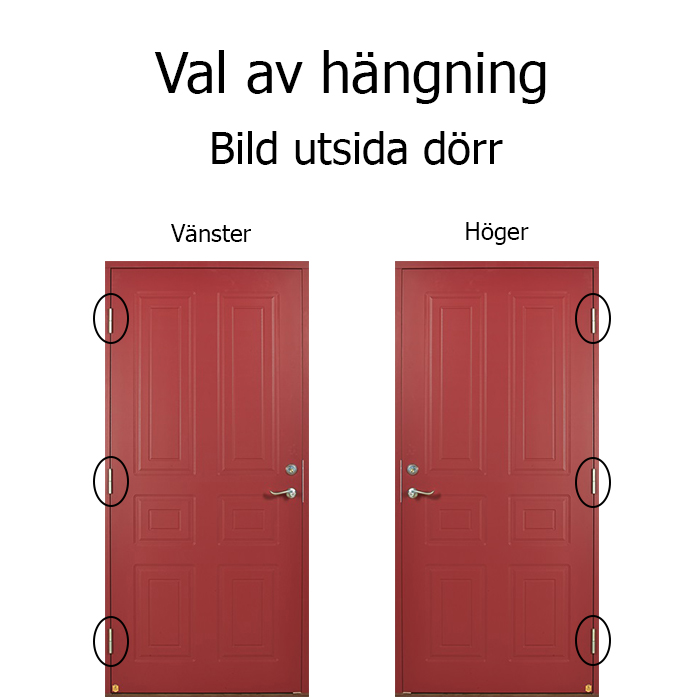 Åsleden tät Leksandsdörren ytterdörr - 3