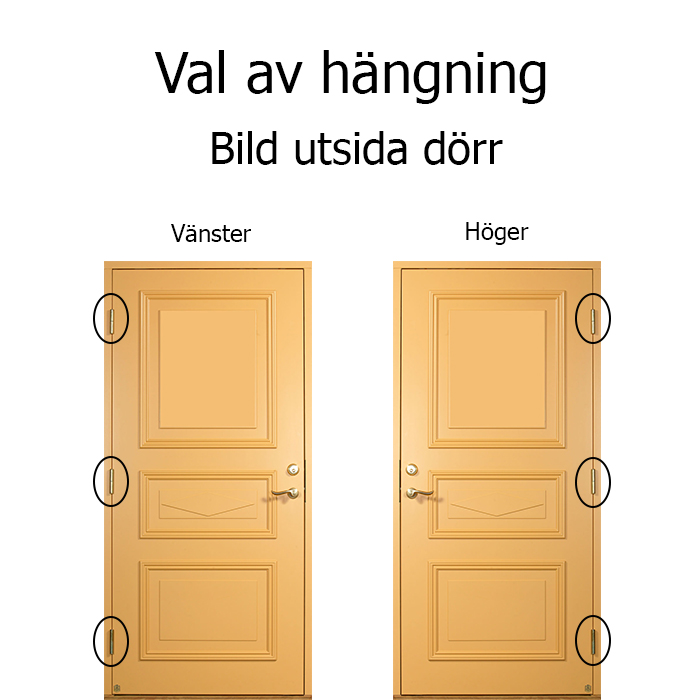 Siljansnäs tät Leksandsdörren ytterdörr - 3