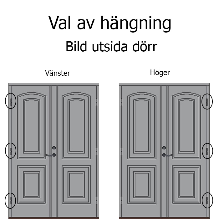 Västanvik tät Leksandsdörren parytterdörr - 3