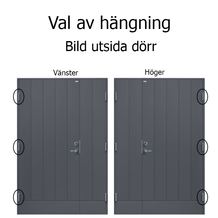 Anna halv Diplomat parytterdörr - 3